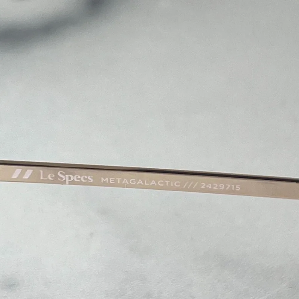 LeSpec METAGALACTIC Sunglasses Metal Gold Frame Lilac Lenses 55-20-145 Unisex - Picture 10 of 12